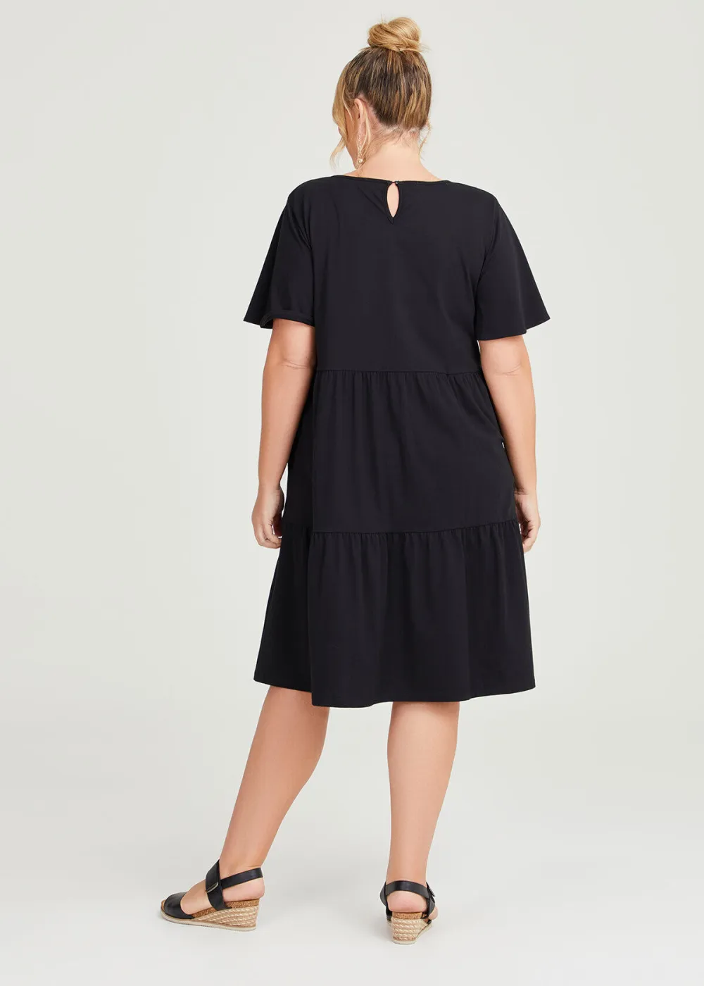 Cotton Floaty Sleeve Dress