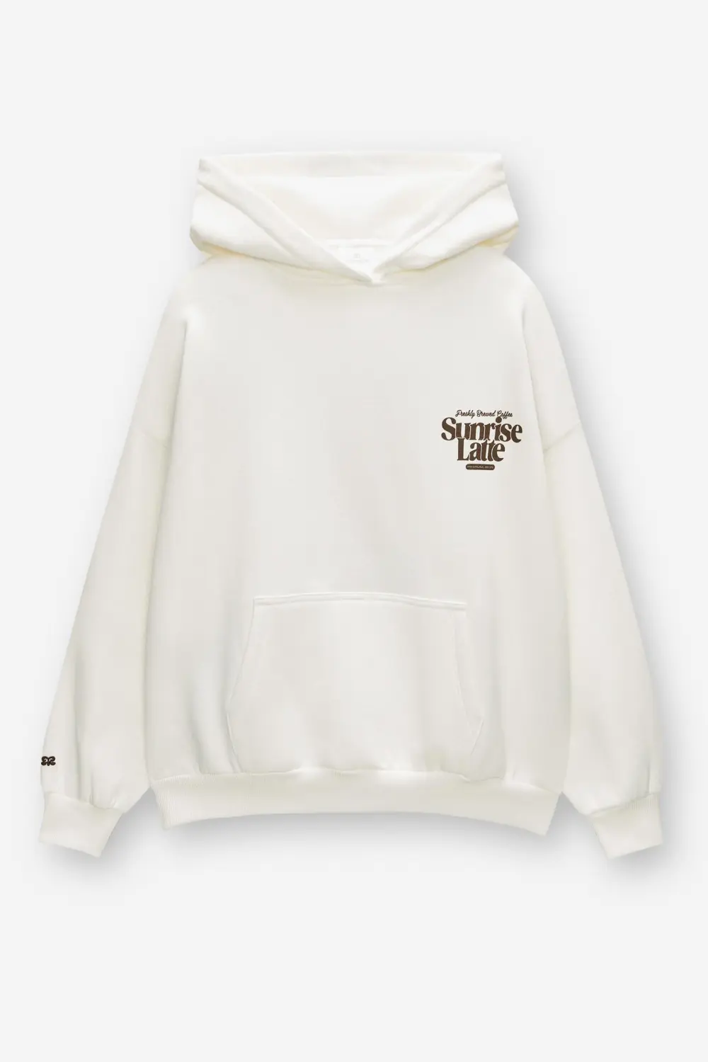Sudadera gráfico café