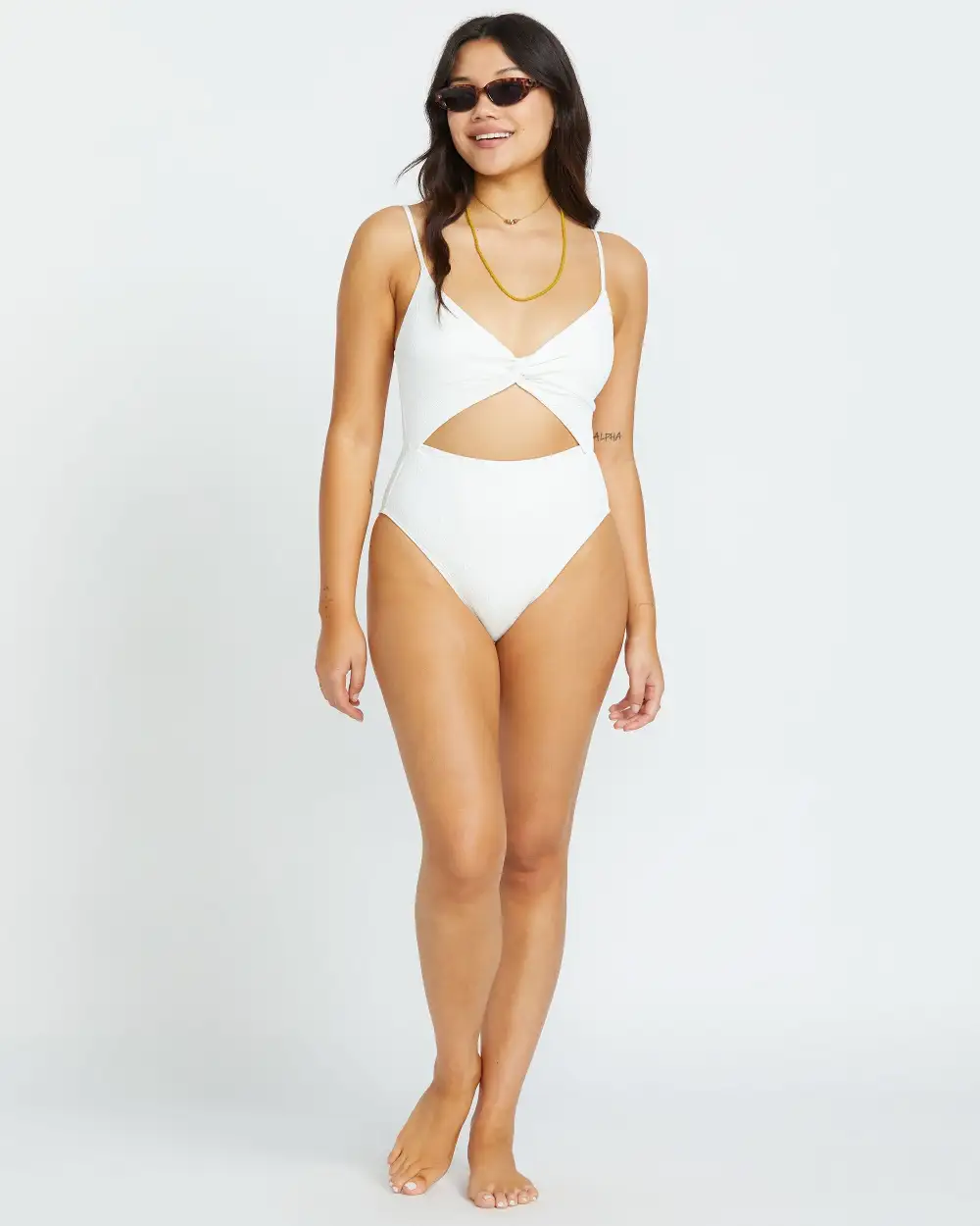 Salt And Sol Mika One-Piece Swimsuit - Salt Crystal