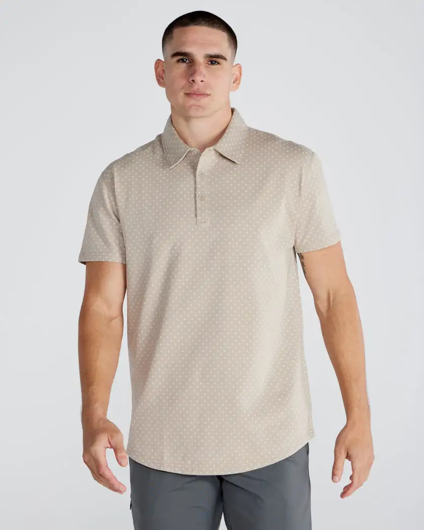 Drop-Cut: Lux Dotted Polo
