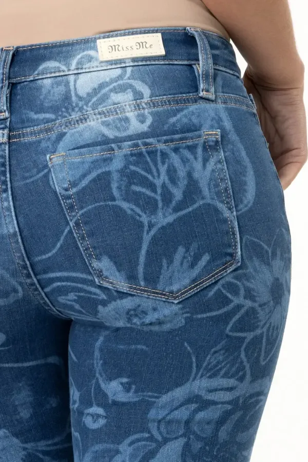 Rhiannon Floral Flare Jeans