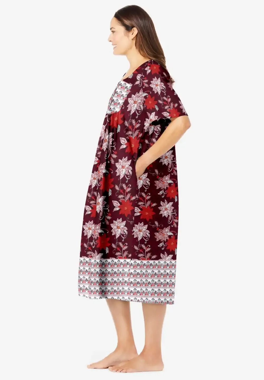 Mixed Print Short Lounger