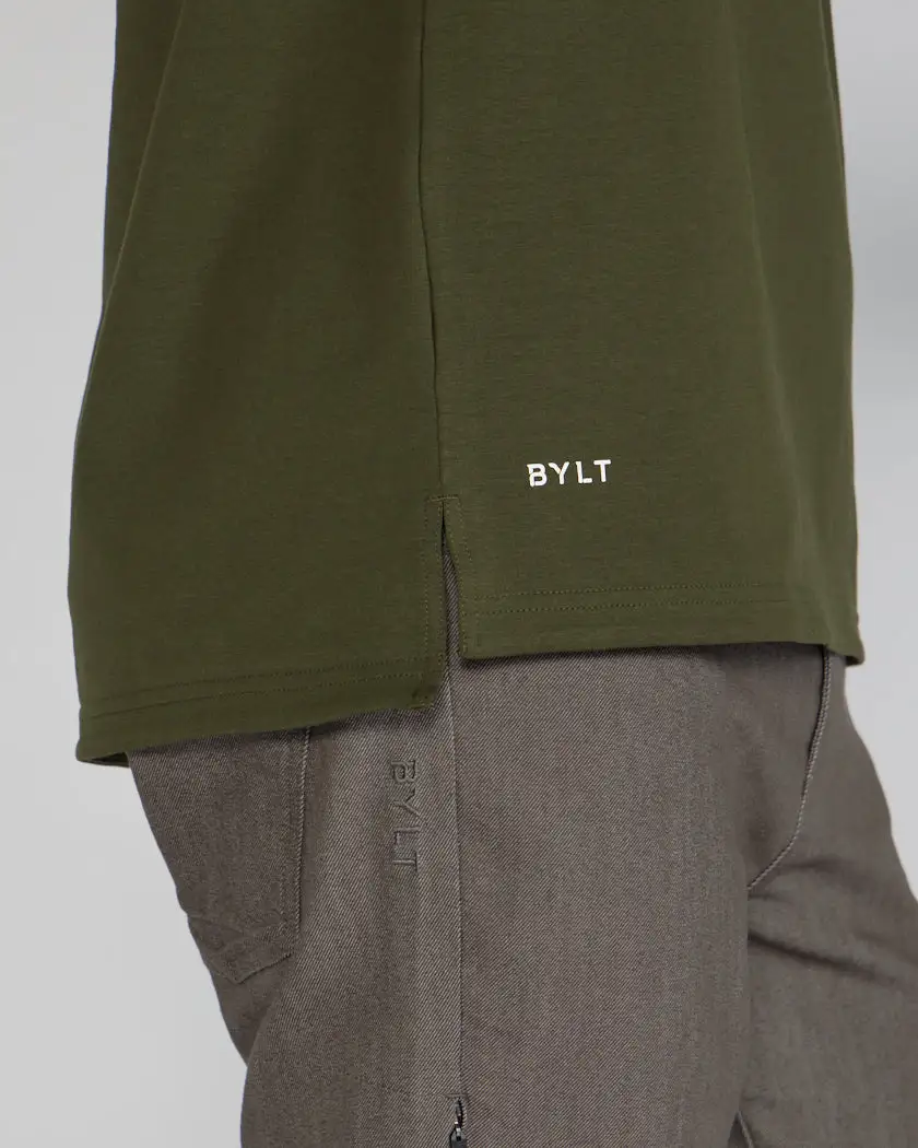 Long Sleeve: Lux Split Hem