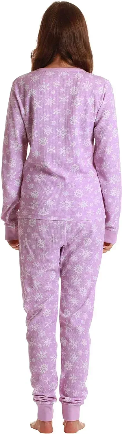 Women's Thermal Underwear Pajamas Set