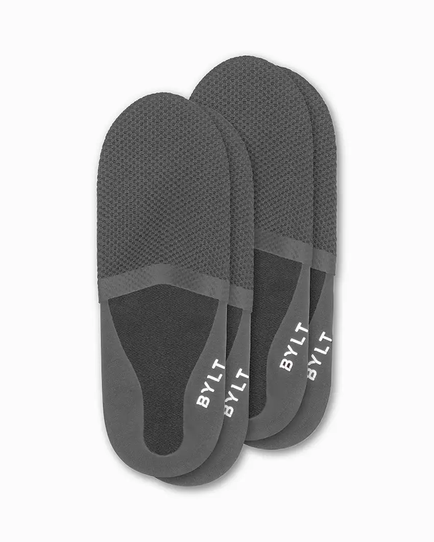 Bonded No-Show Socks (2-Pack)