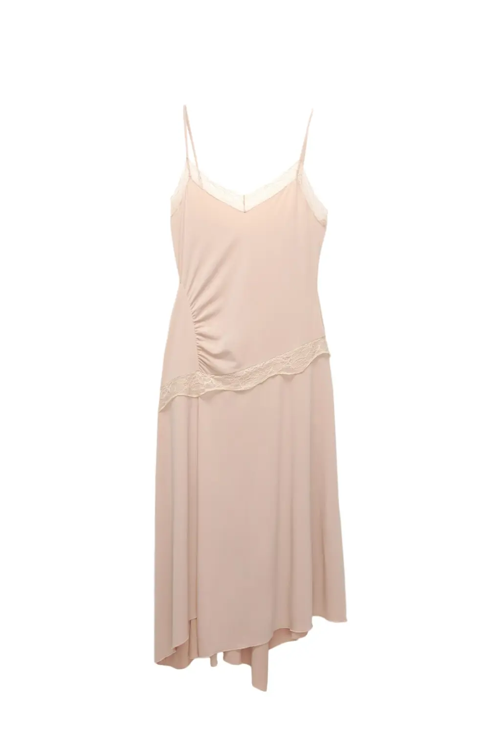 Vestido midi lencero