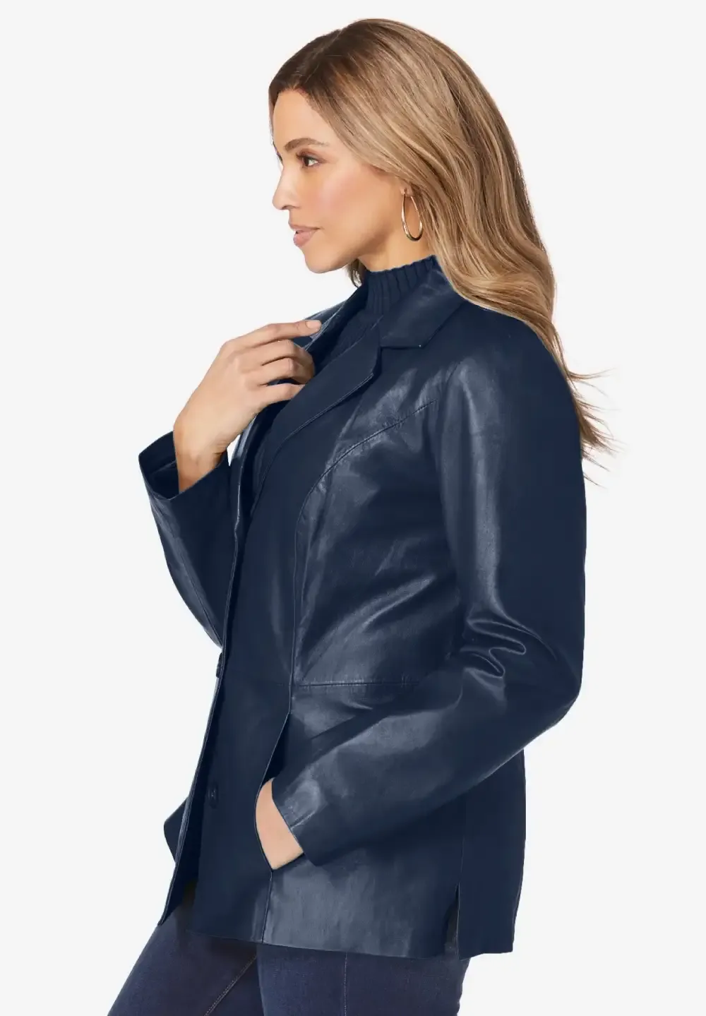 Leather Blazer