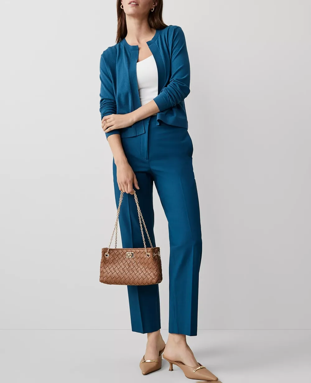 The Button Pencil Pant In Twill