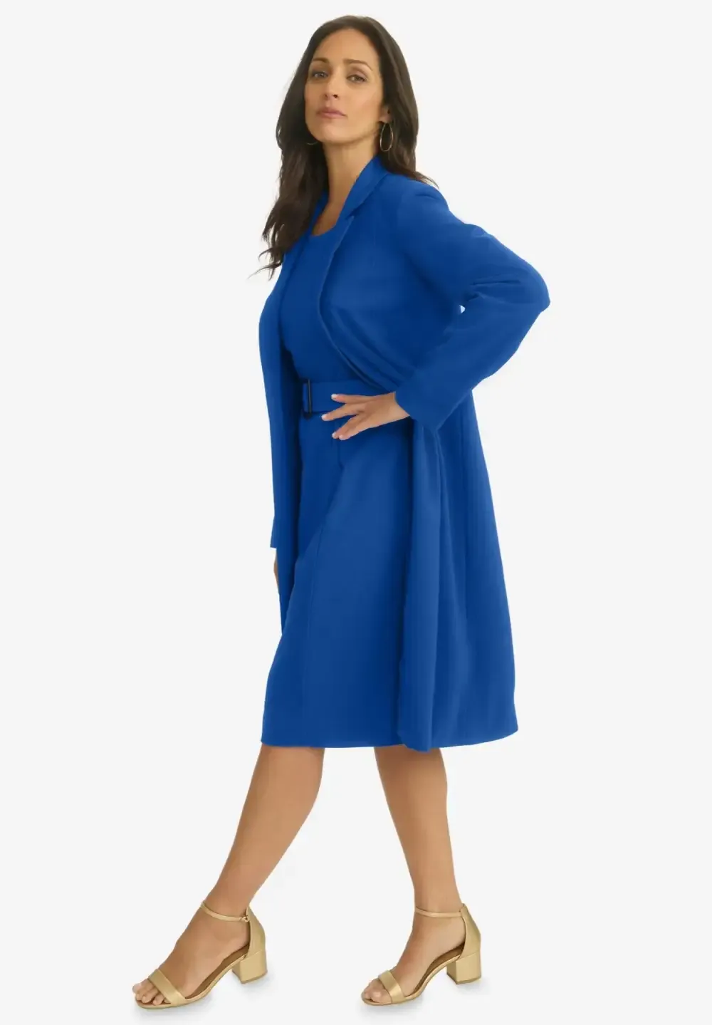 Belted Jacket Dress