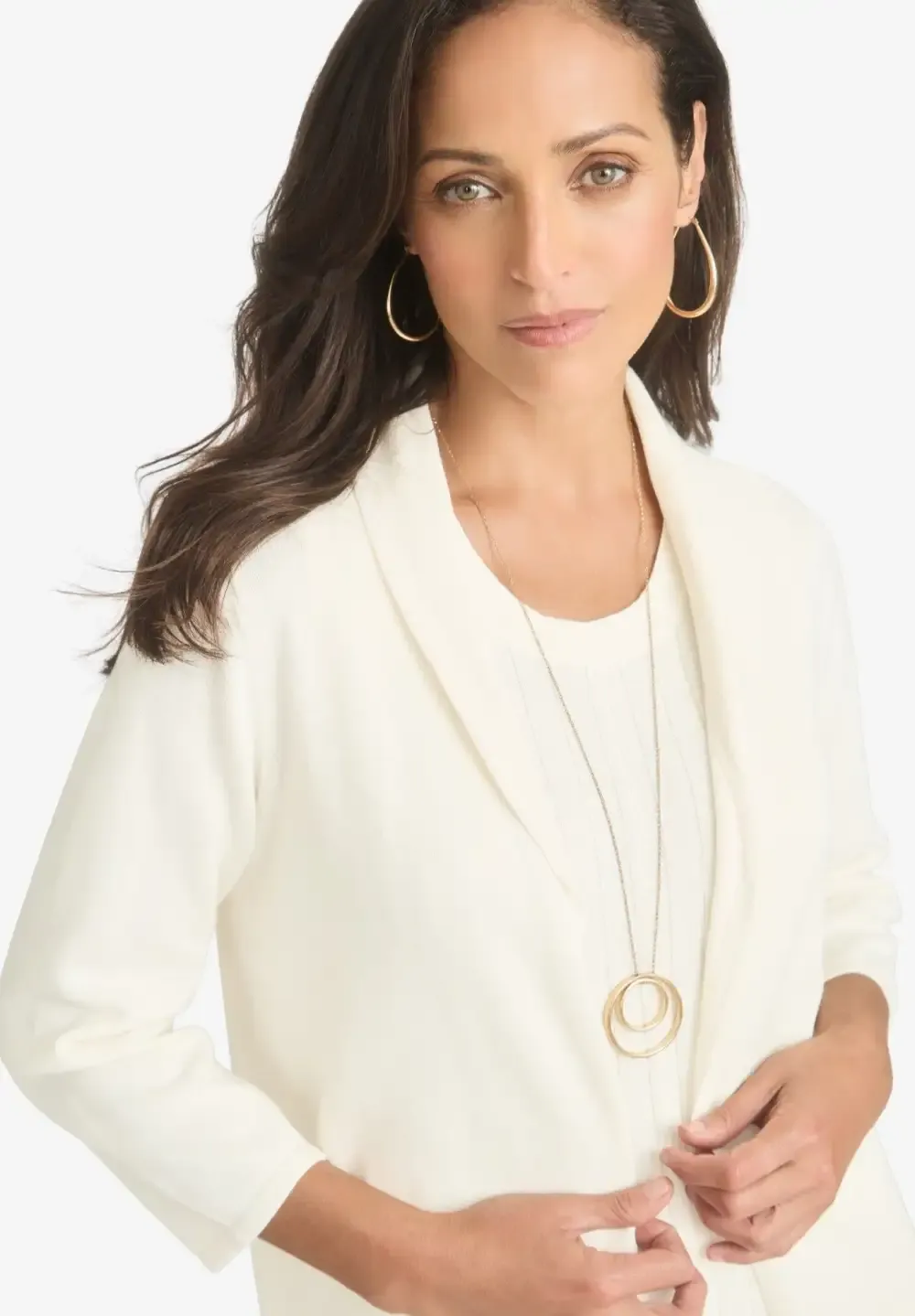 2-Piece Sweater Jacket Dress