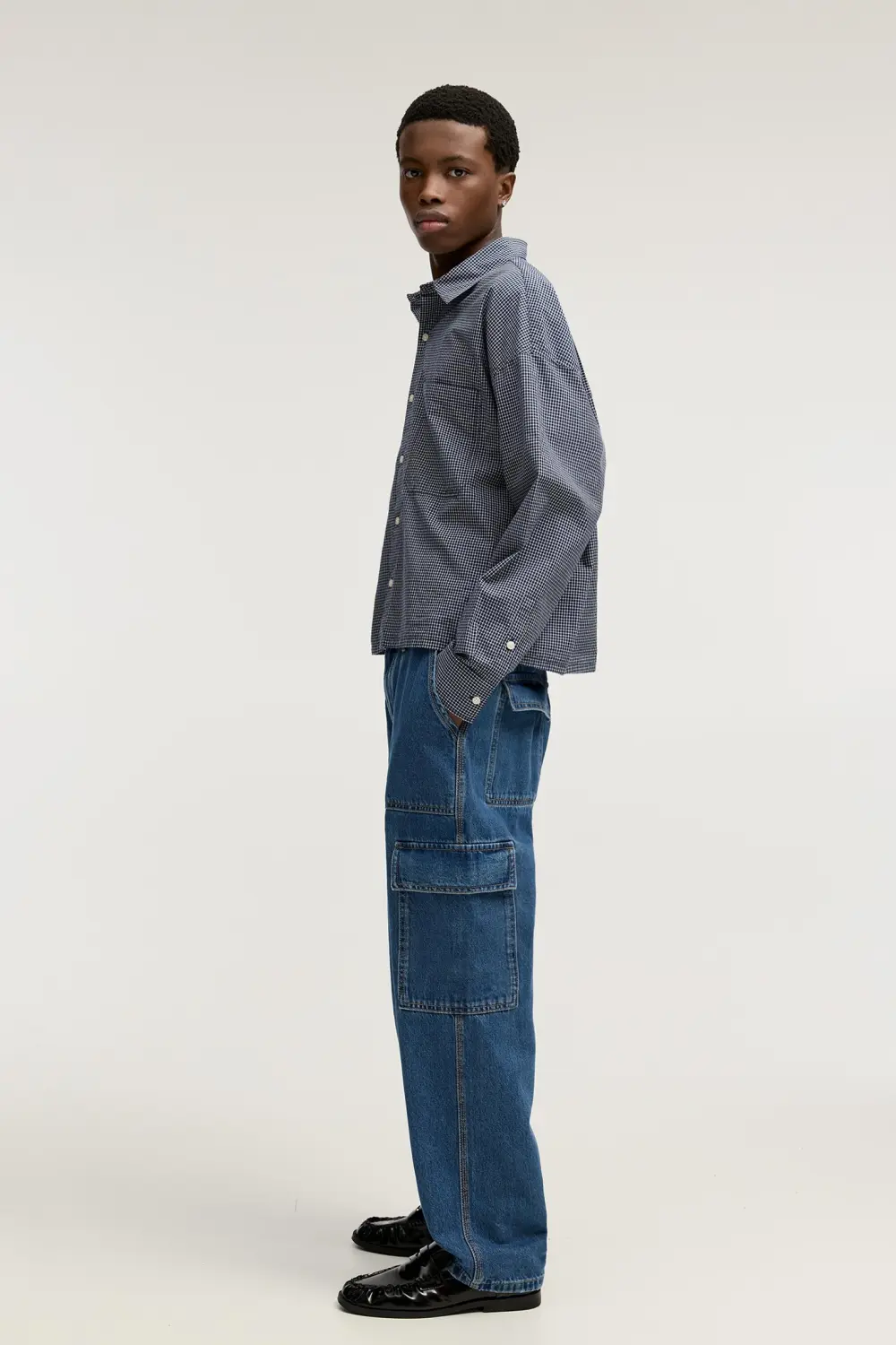 Straight-leg cargo jeans