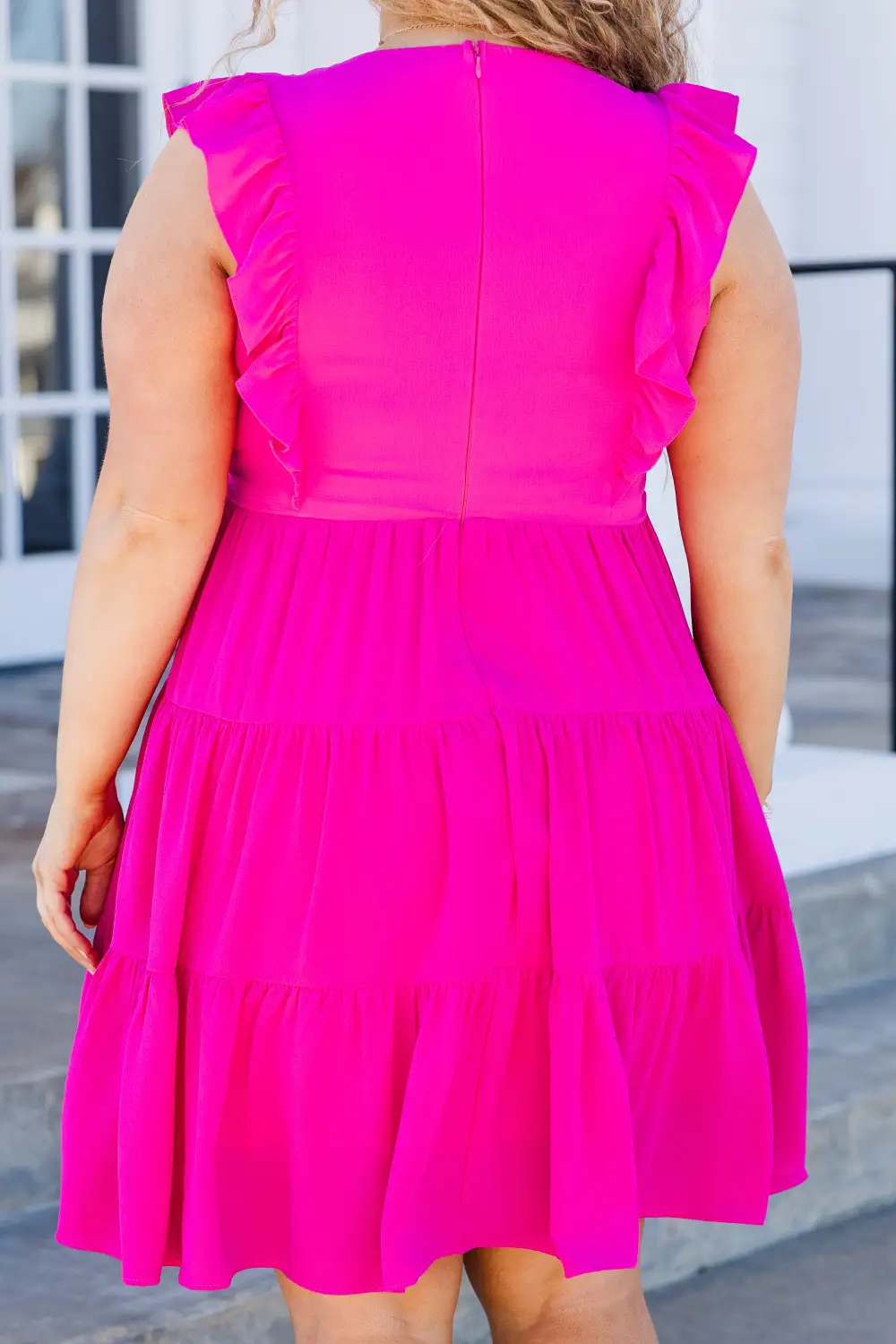 Don't Leave Me Hangin' Dress, Magenta Pink