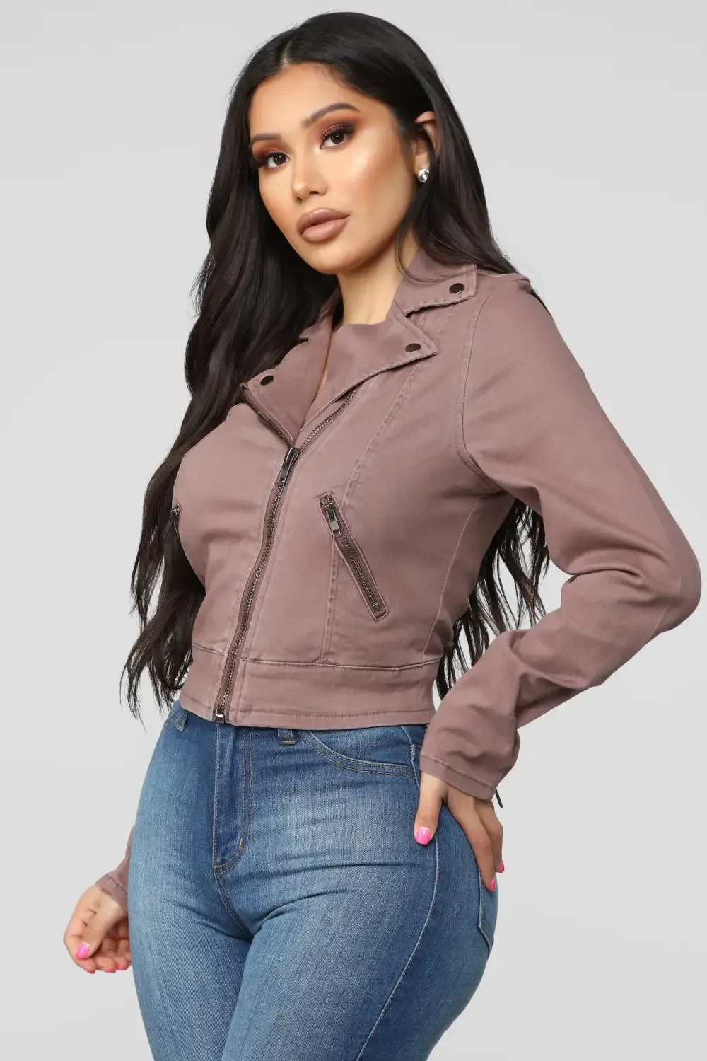 Ride For Me Jacket - Mauve