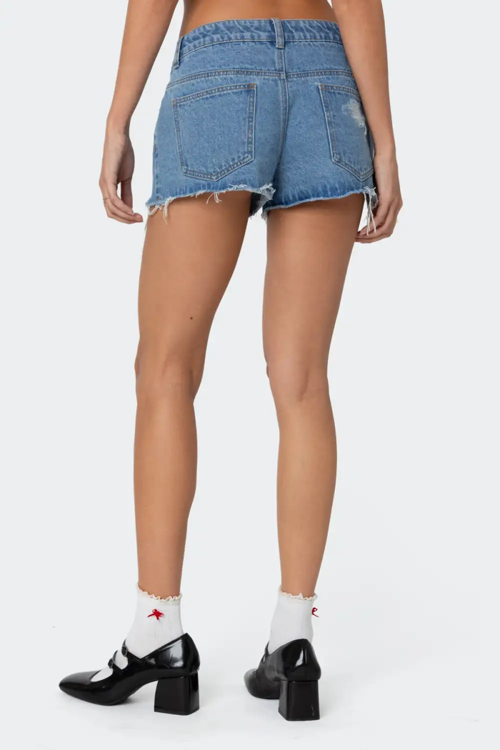 Fern Mid Rise Denim Shorts