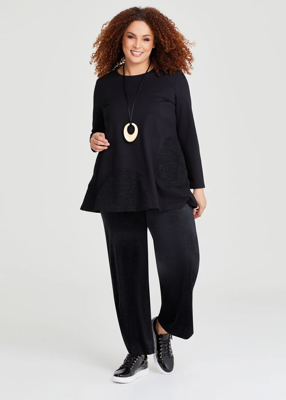 Lurex Stripe Velour Pants