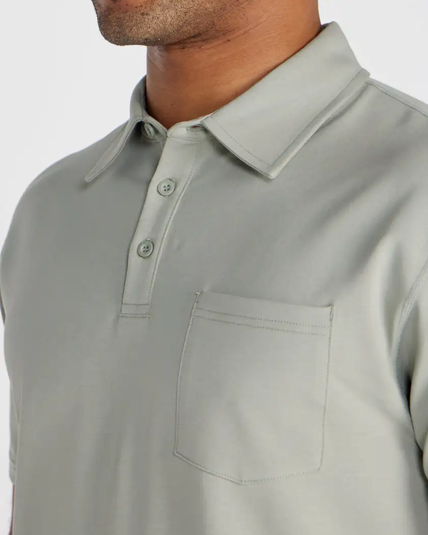 Lux Short Sleeve Pocket Polo