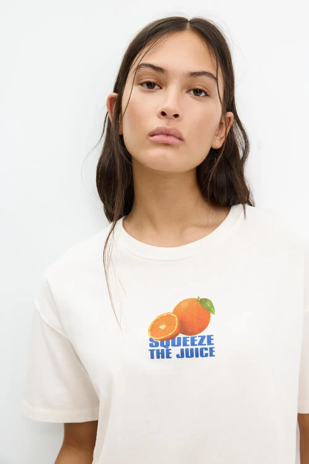 Camiseta gráfico naranjas