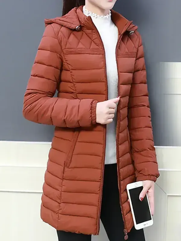 Women's down jacket simple casual with pockets