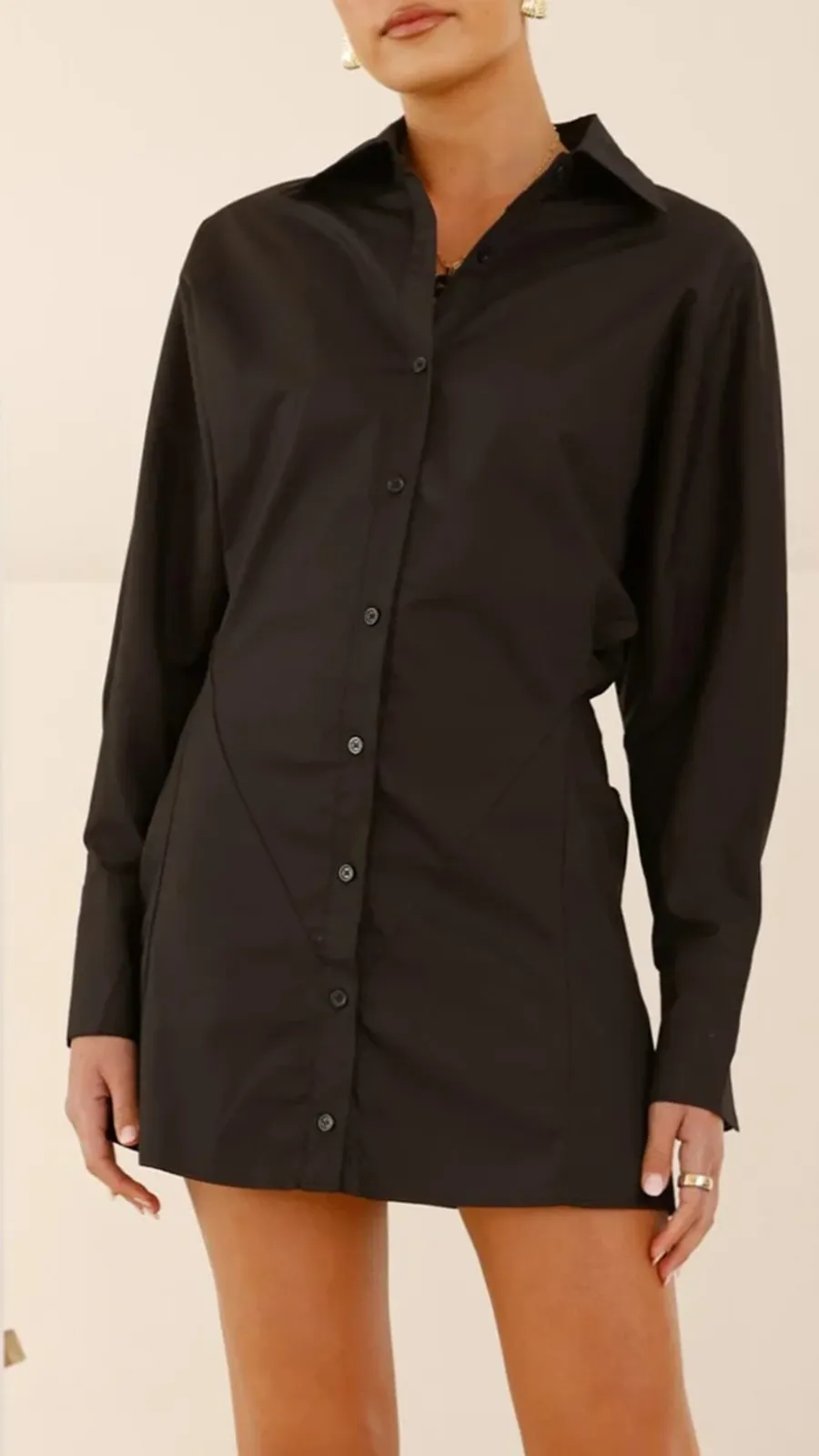 Casual All-Match Long Shirt Dresses