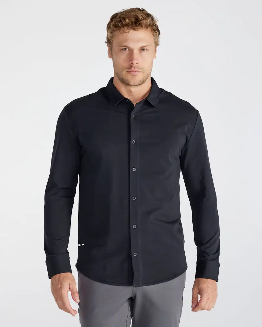 Lux Long Sleeve Button Down
