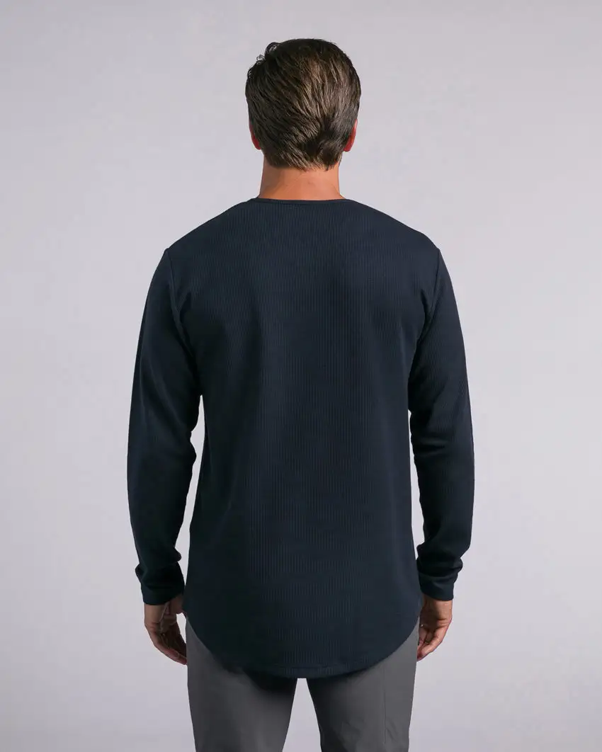 Thermal Drop-Cut Long Sleeve