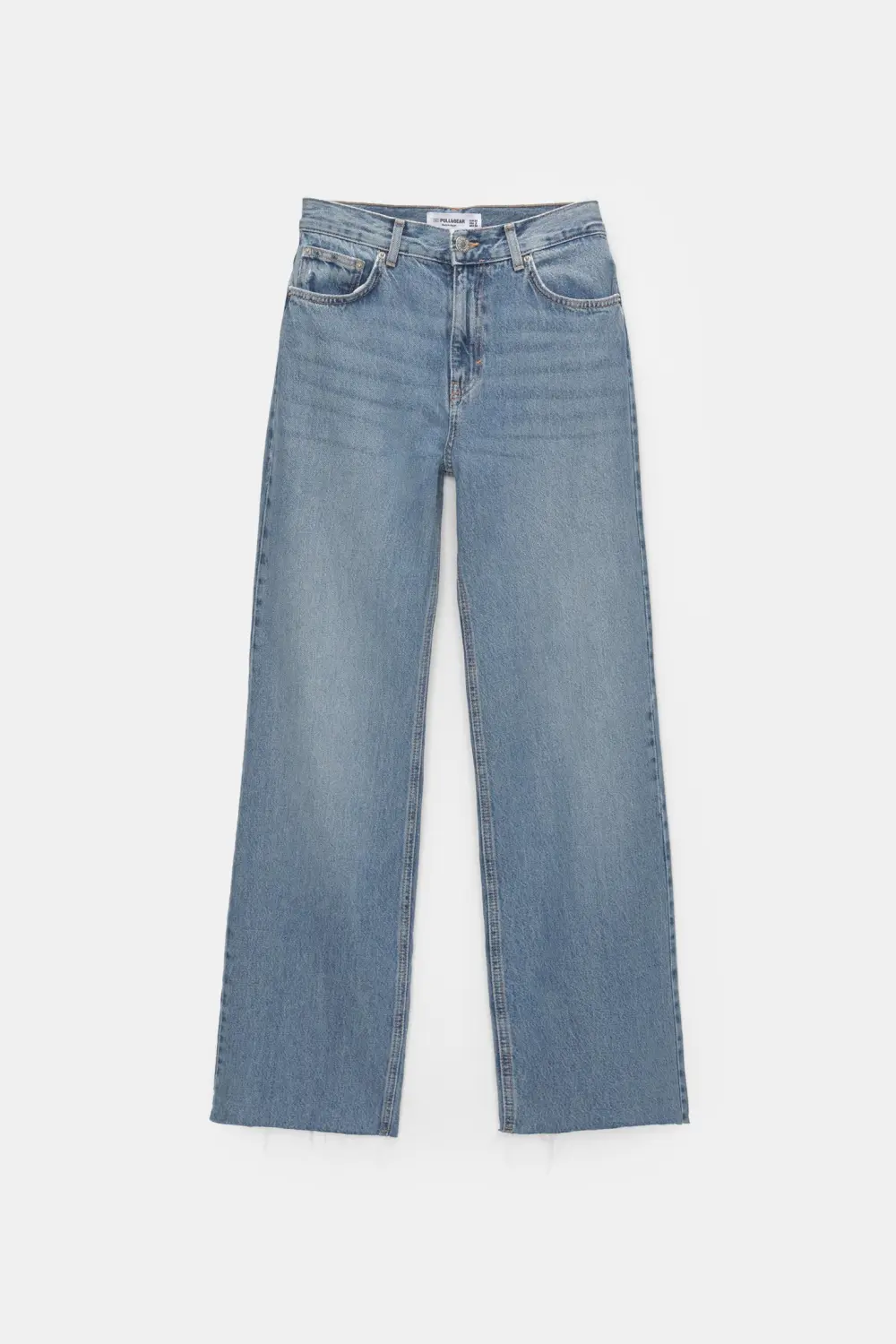 Jeans rectos tiro alto