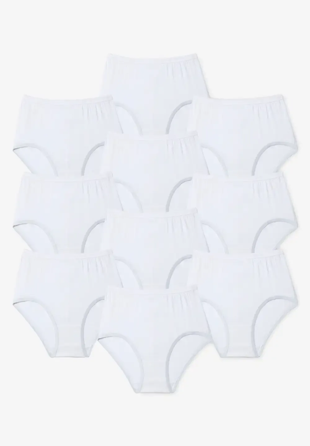 Full Coverage Cotton Brief 10-Pack