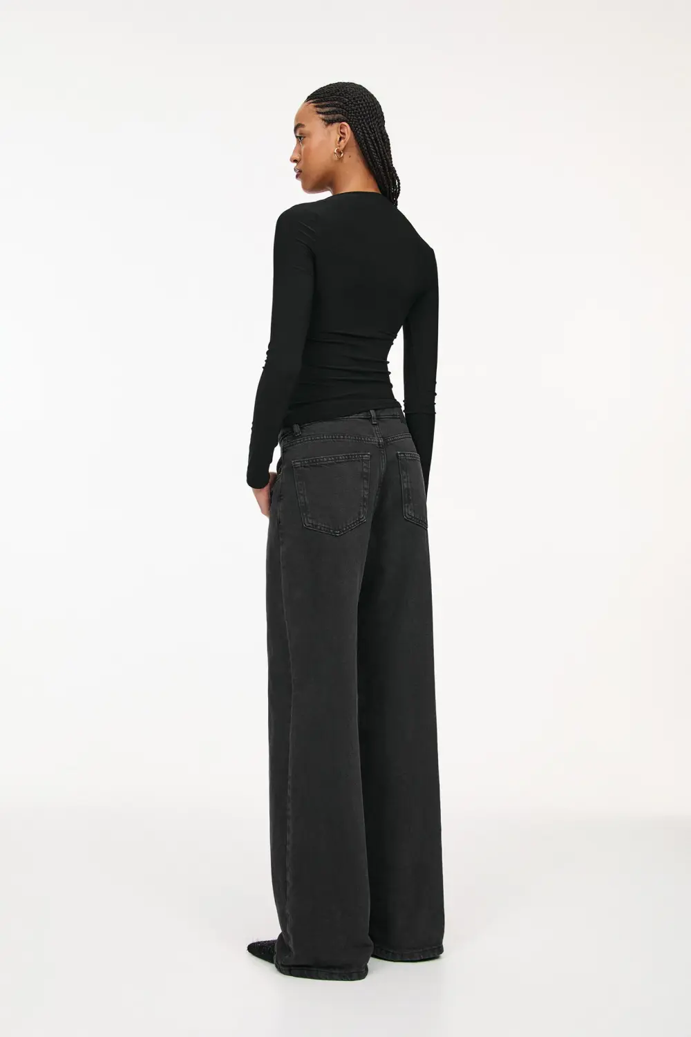 Crossover neckline top