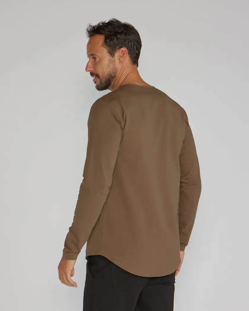 Drop-Cut Long Sleeve: Lux