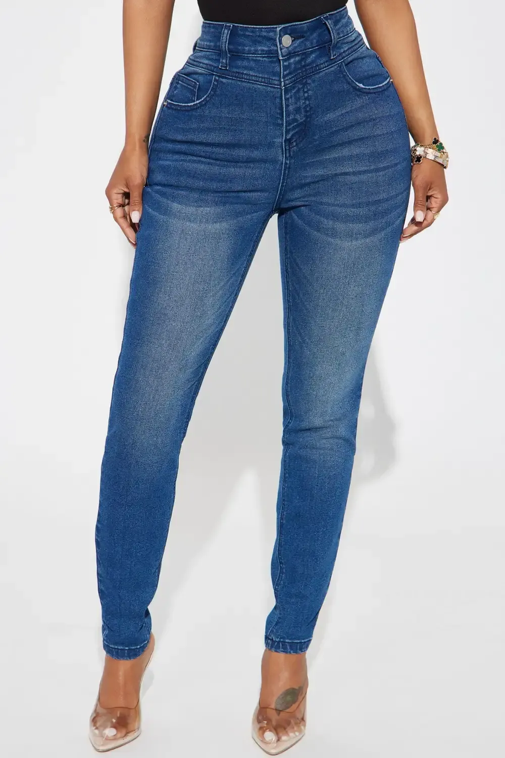Kaya Stretch Curvy Skinny Jean - Dark Wash