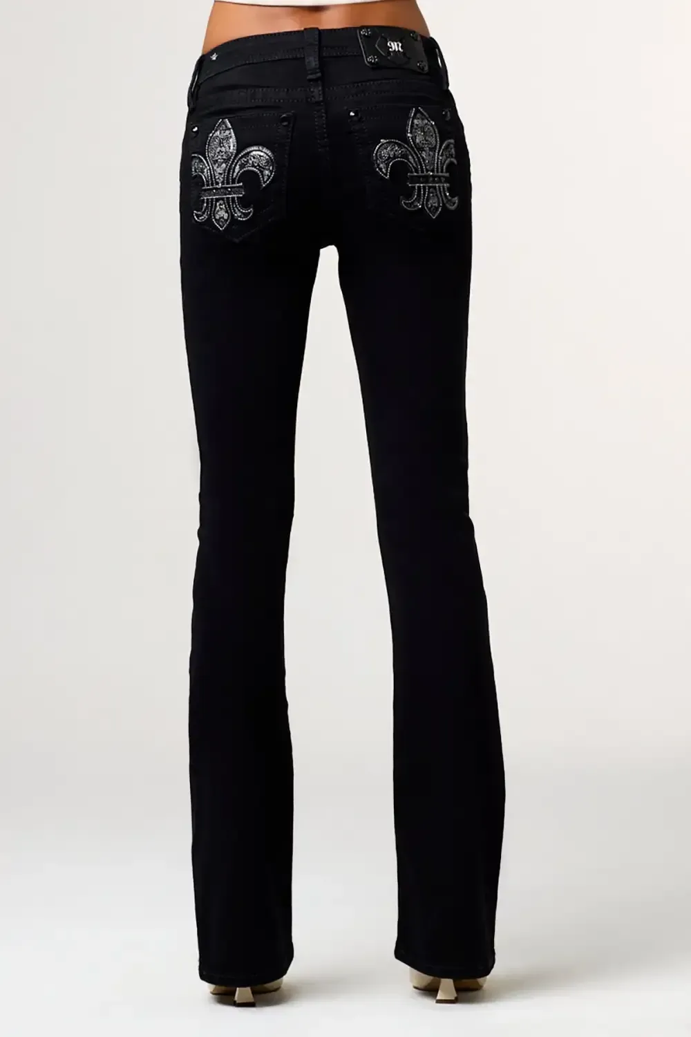 Fleur in Carbon Bootcut Jeans
