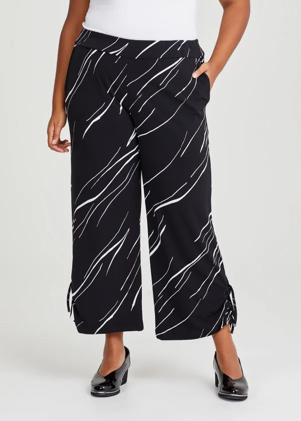 Scribble Wide Leg Pant