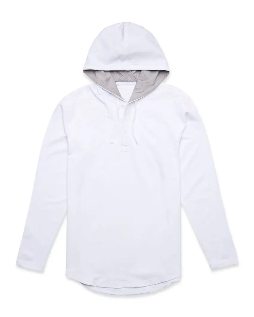 Drop-Cut: Lux Hooded Henley