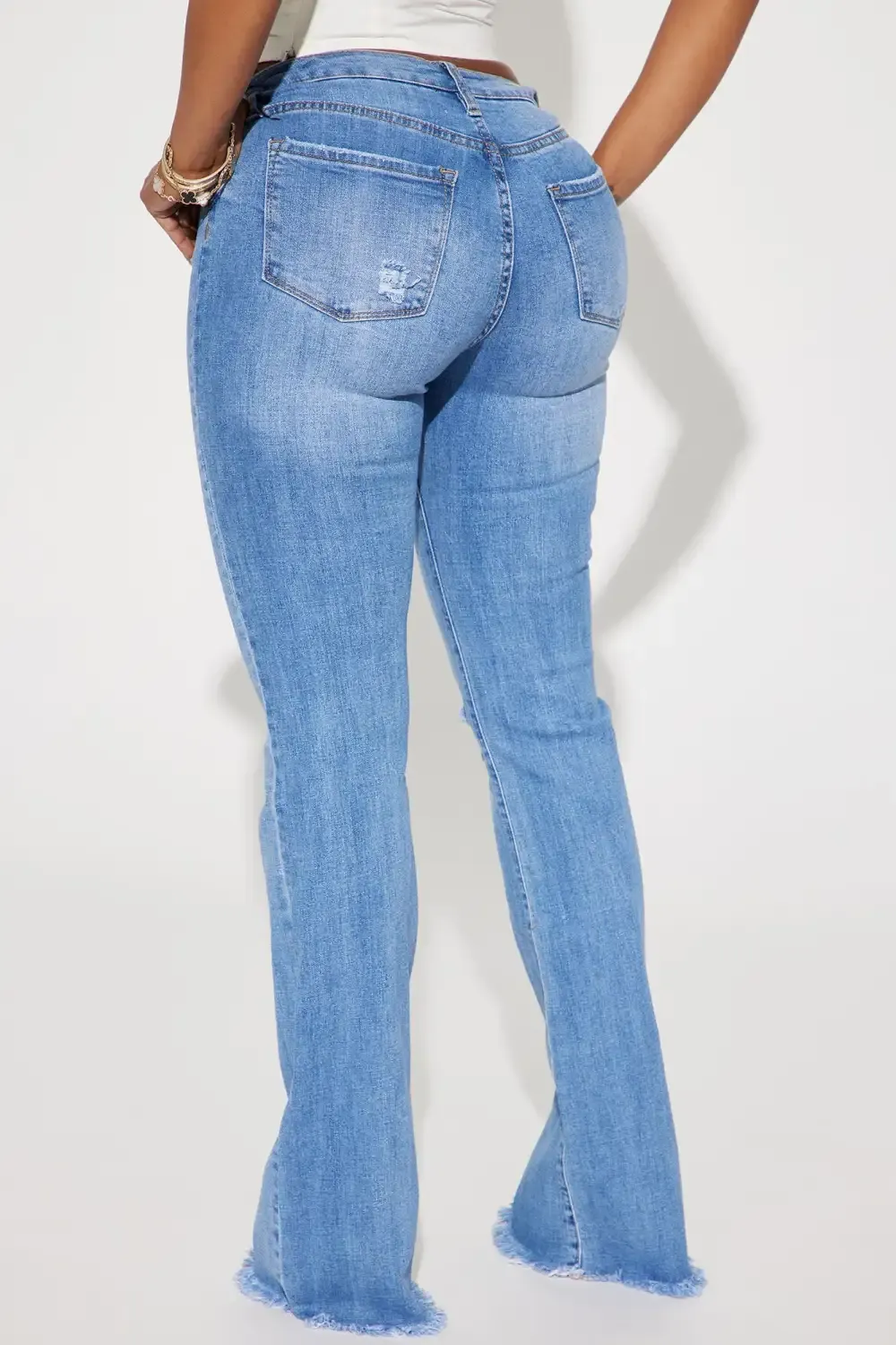 Live And Learn Stretch Bootcut Jeans - Medium Wash