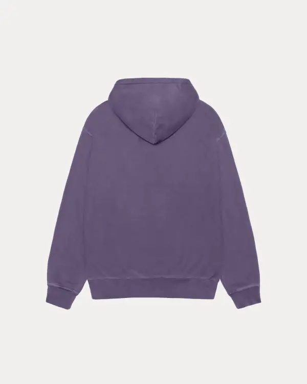 JUMBO ZIP HOODIE PIGMENT DYED