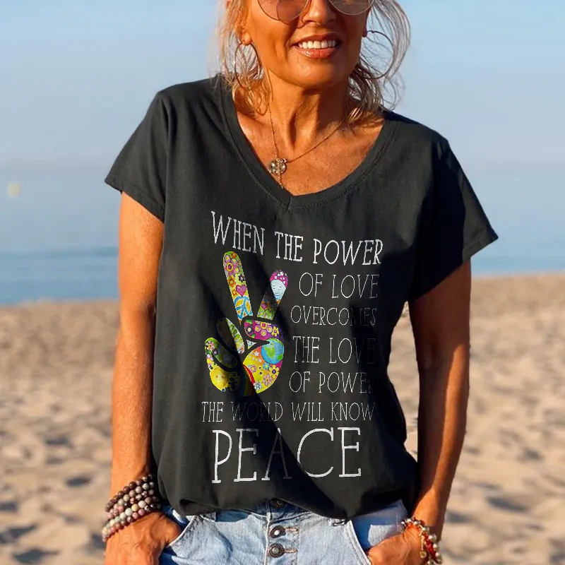 When The Power Of Love Overcomes Featured Gesture Graphic Tees