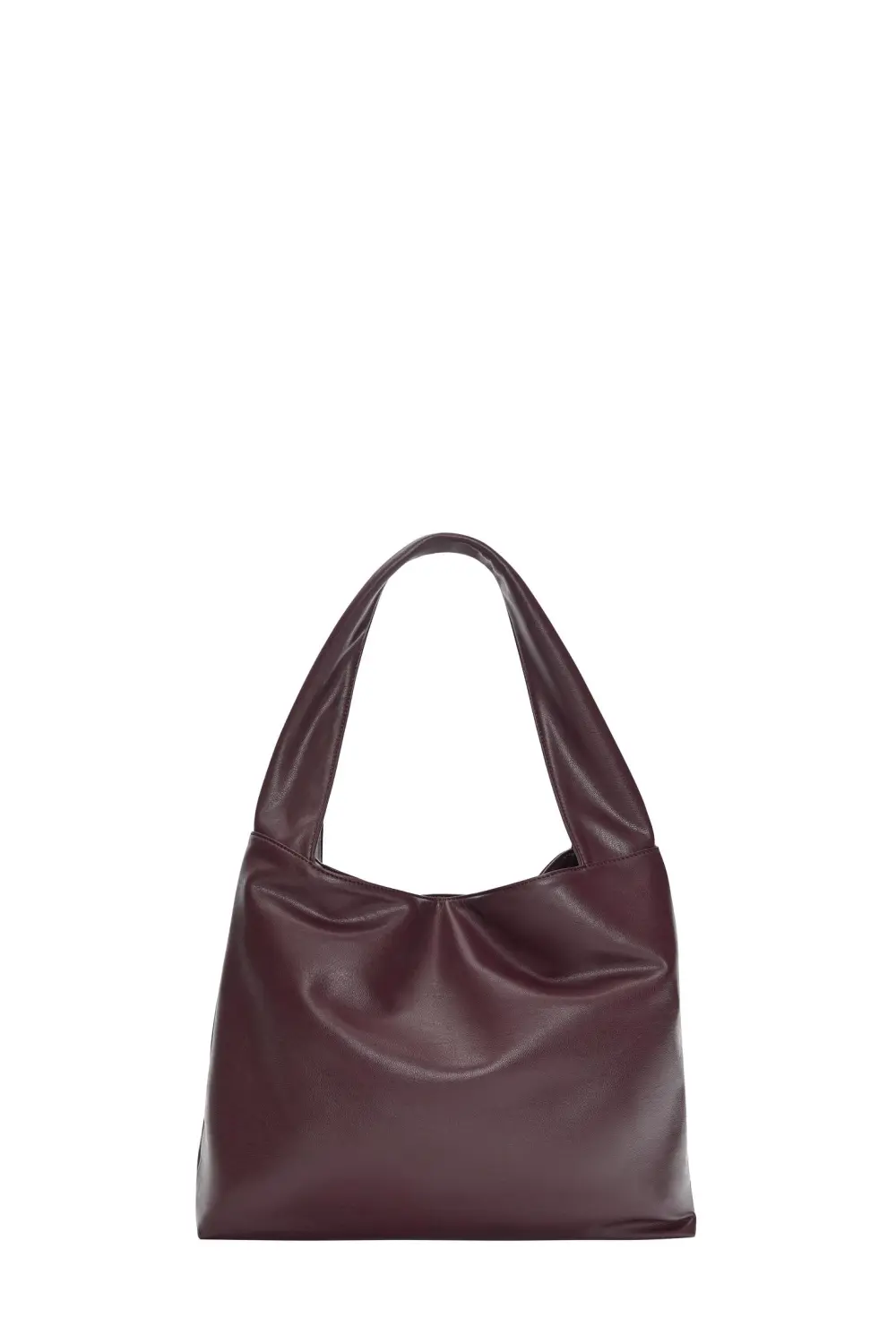 Bolso shopper efecto piel