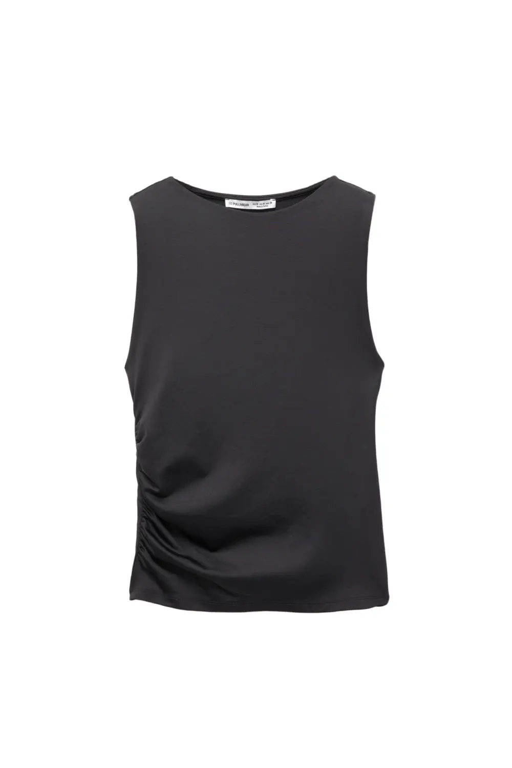 Gathered polyamide top