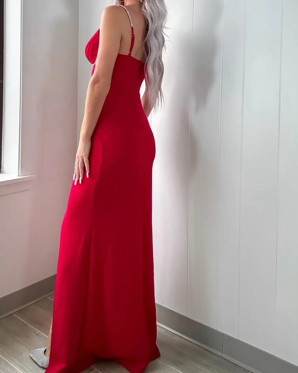 Cami  Maxi Dress - Red