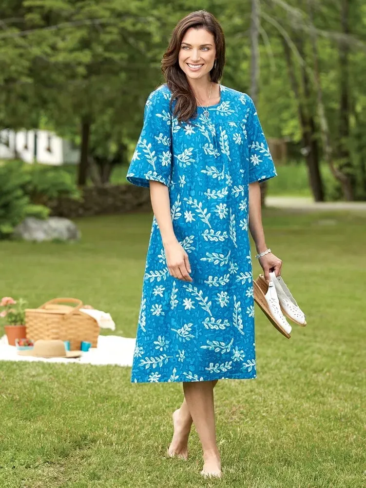 Batik Print Muumuu