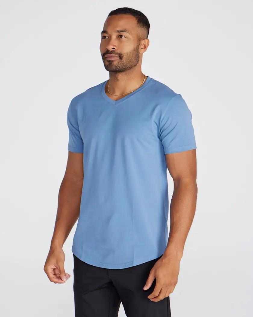 Drop-Cut V-Neck: Lux