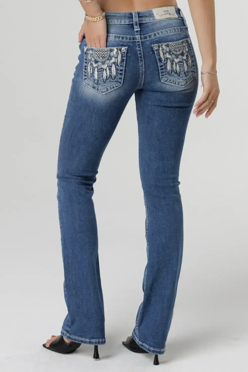 Pendulous Dreamcatcher Bootcut Jeans