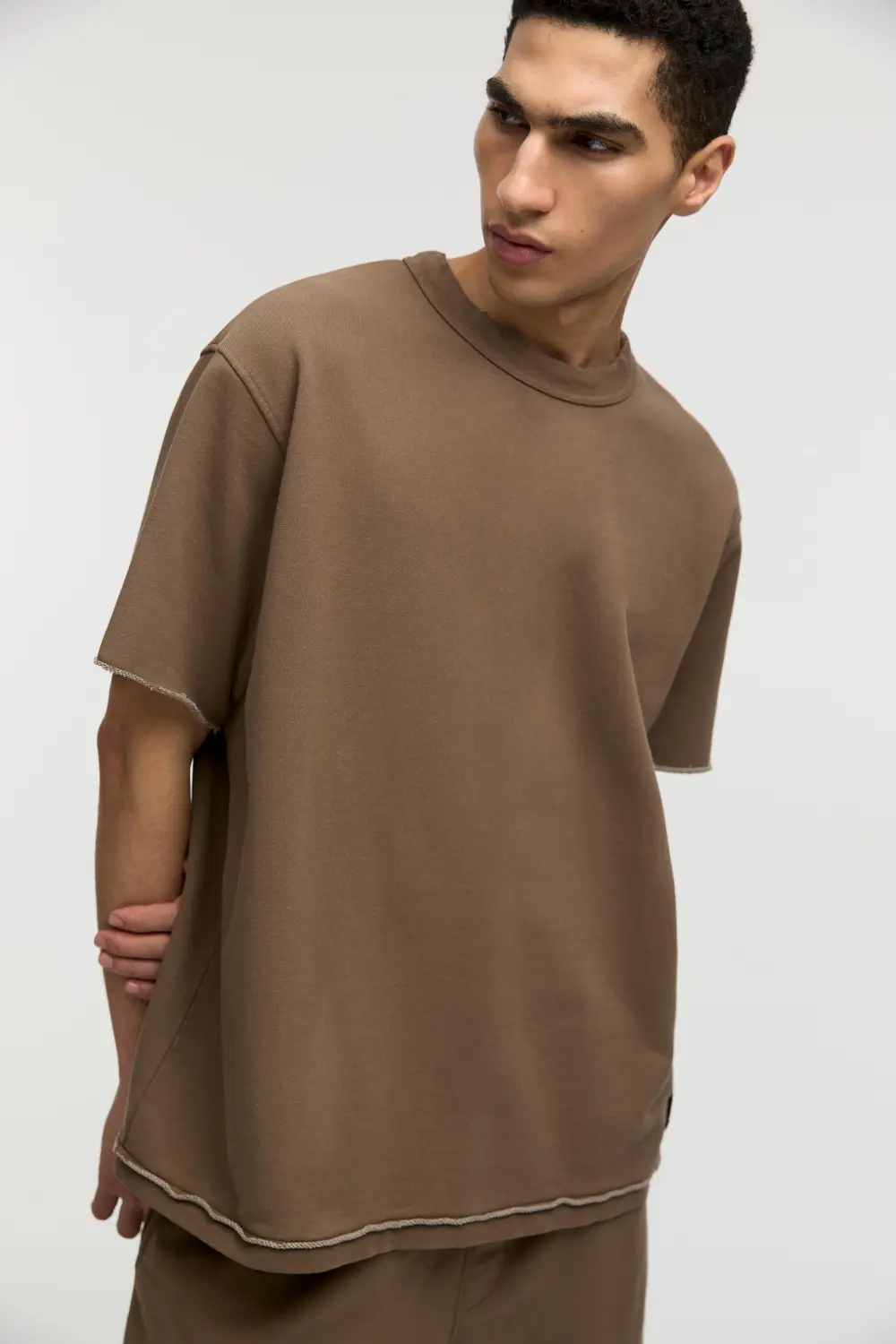 Short sleeve sweatshirt