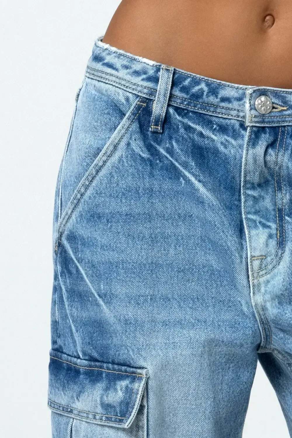 Posh Denim Cargo