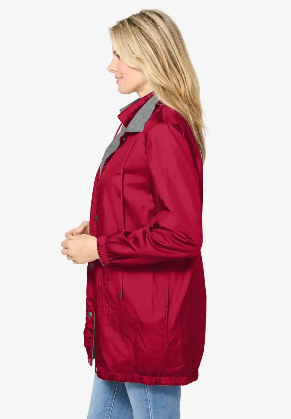 Fleece Nylon Reversible Jacket