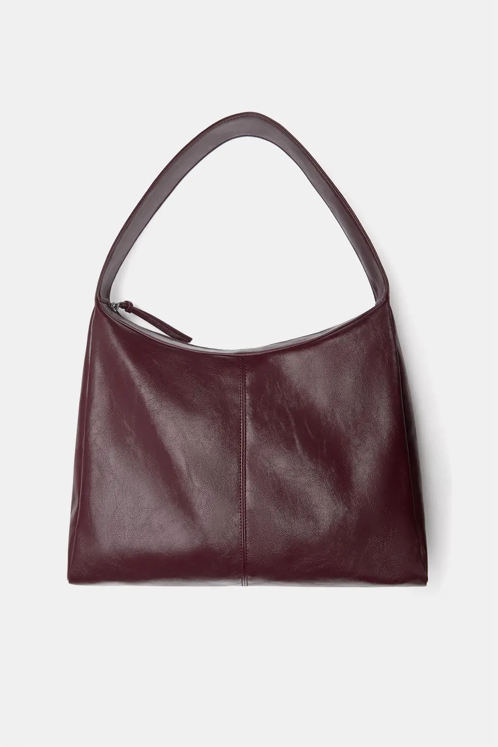 Bolso shopper efecto piel