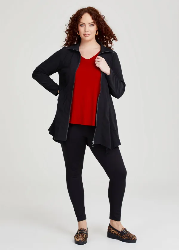 Zip Double Knit Jacket