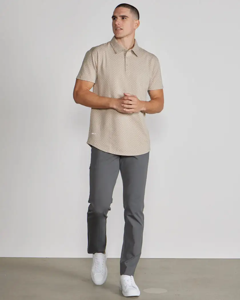 Drop-Cut: Lux Dotted Polo