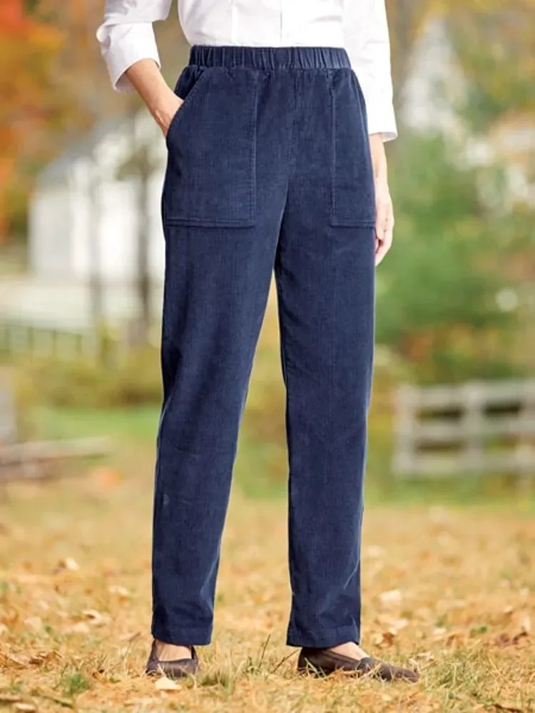 Women's Wide-Wale Corduroy Pull-On Pant