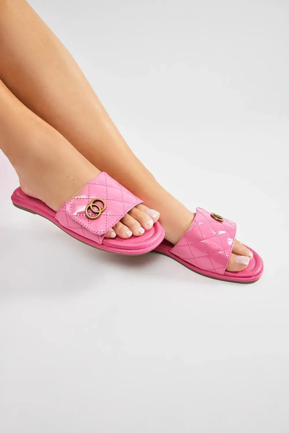 Tyra Flat Sandals - Pink